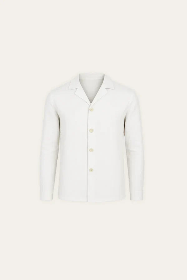 Tailored Linen Shirt – White